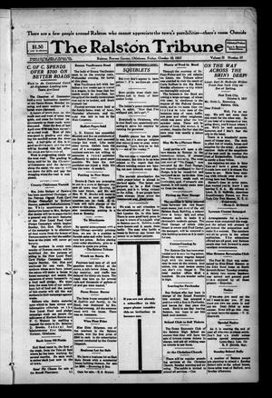 Primary view of object titled 'The Ralston Tribune (Ralston, Okla.), Vol. 2, No. 17, Ed. 1 Friday, October 12, 1917'.