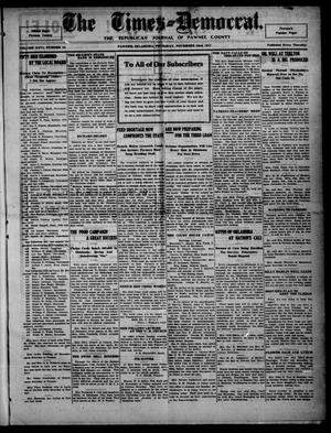 The Times--Democrat. (Pawnee, Okla.), Vol. 26, No. 15, Ed. 1 Thursday, November 22, 1917