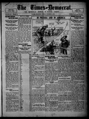 The Times--Democrat. (Pawnee, Okla.), Vol. 26, No. 10, Ed. 1 Tuesday, October 23, 1917