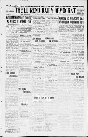 The El Reno Daily Democrat (El Reno, Okla.), Vol. 34, No. 251, Ed. 1 Friday, October 30, 1925