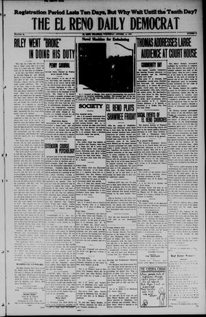 Primary view of object titled 'The El Reno Daily Democrat (El Reno, Okla.), Vol. 34, No. 31, Ed. 1 Wednesday, October 15, 1924'.