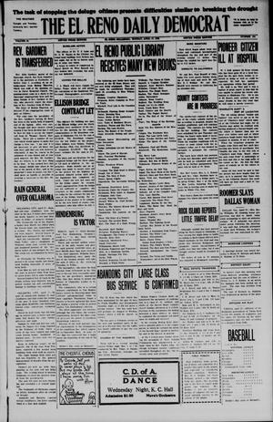 Primary view of object titled 'The El Reno Daily Democrat (El Reno, Okla.), Vol. 34, No. 194, Ed. 1 Monday, April 27, 1925'.