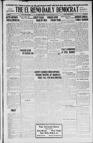 Primary view of object titled 'The El Reno Daily Democrat (El Reno, Okla.), Vol. 35, No. 293, Ed. 1 Tuesday, December 28, 1926'.
