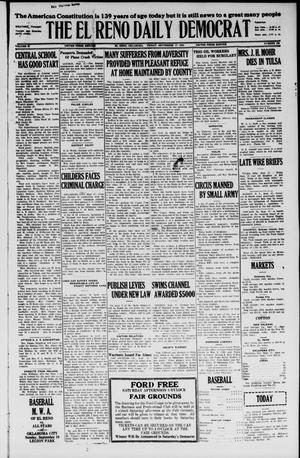 The El Reno Daily Democrat (El Reno, Okla.), Vol. 35, No. 208, Ed. 1 Friday, September 17, 1926