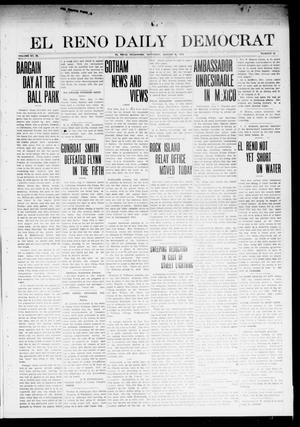 El Reno Daily Democrat (El Reno, Okla.), Vol. 23, No. 87, Ed. 1 Saturday, August 9, 1913