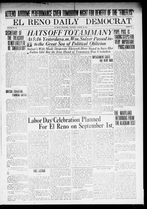 El Reno Daily Democrat (El Reno, Okla.), Vol. 23, No. 91, Ed. 1 Thursday, August 14, 1913