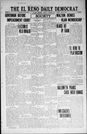 The El Reno Daily Democrat (El Reno, Okla.), Vol. 33, No. 49, Ed. 1 Thursday, November 1, 1923