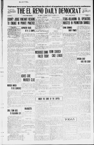 Primary view of object titled 'The El Reno Daily Democrat (El Reno, Okla.), Vol. 34, No. 242, Ed. 1 Tuesday, October 20, 1925'.