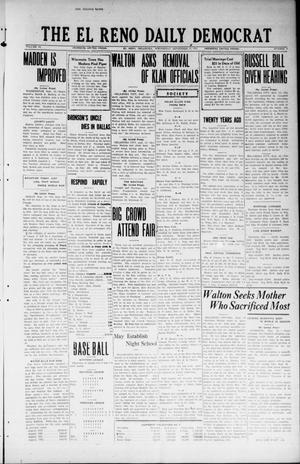 Primary view of object titled 'The El Reno Daily Democrat (El Reno, Okla.), Vol. 33, No. 6, Ed. 1 Wednesday, September 12, 1923'.