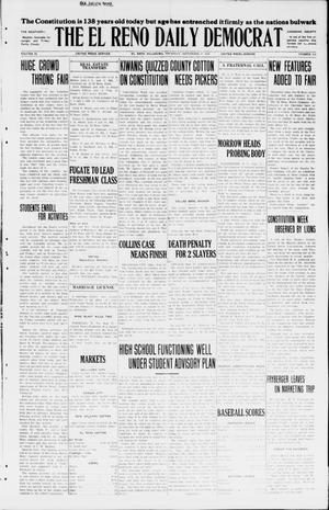 The El Reno Daily Democrat (El Reno, Okla.), Vol. 34, No. 214, Ed. 1 Thursday, September 17, 1925