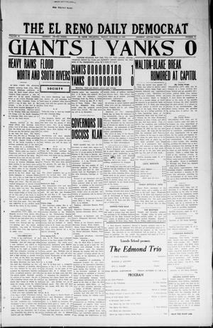 The El Reno Daily Democrat (El Reno, Okla.), Vol. 33, No. 32, Ed. 1 Friday, October 12, 1923