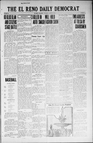 The El Reno Daily Democrat (El Reno, Okla.), Vol. 32, No. 296, Ed. 1 Thursday, August 16, 1923