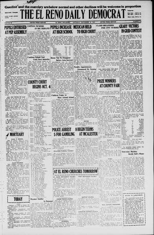 The El Reno Daily Democrat (El Reno, Okla.), Vol. 35, No. 215, Ed. 1 Saturday, September 25, 1926