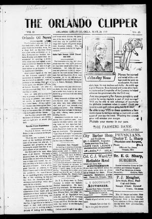 The Orlando Clipper (Orlando, Okla.), Vol. 10, No. 25, Ed. 1 Friday, May 26, 1916