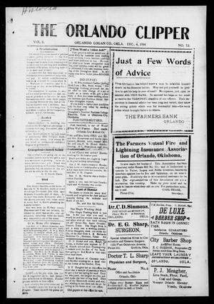 The Orlando Clipper (Orlando, Okla.), Vol. 8, No. 52, Ed. 1 Friday, December 4, 1914