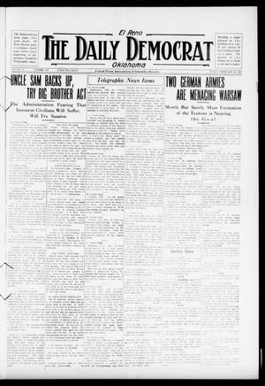Primary view of object titled 'El Reno The Daily Democrat Oklahoma (El Reno, Okla.), Vol. 24, No. 303, Ed. 1 Friday, February 26, 1915'.