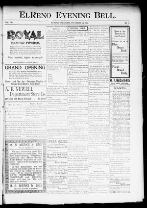 El Reno Evening Bell. (El Reno, Okla.), Vol. 8, No. 19, Ed. 1 Thursday, September 18, 1902