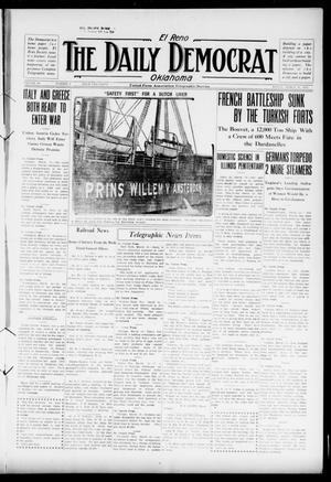 Primary view of object titled 'El Reno The Daily Democrat Oklahoma (El Reno, Okla.), Vol. 25, No. 9, Ed. 1 Friday, March 19, 1915'.