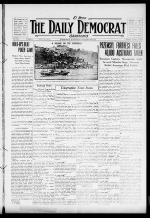 El Reno The Daily Democrat Oklahoma (El Reno, Okla.), Vol. 25, No. 11, Ed. 1 Monday, March 22, 1915