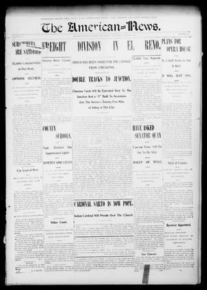 The American--News. (El Reno, Okla.), Vol. 9, No. 19, Ed. 1 Thursday, August 6, 1903