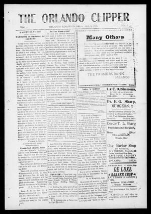 The Orlando Clipper (Orlando, Okla.), Vol. 9, No. 9, Ed. 1 Friday, February 5, 1915