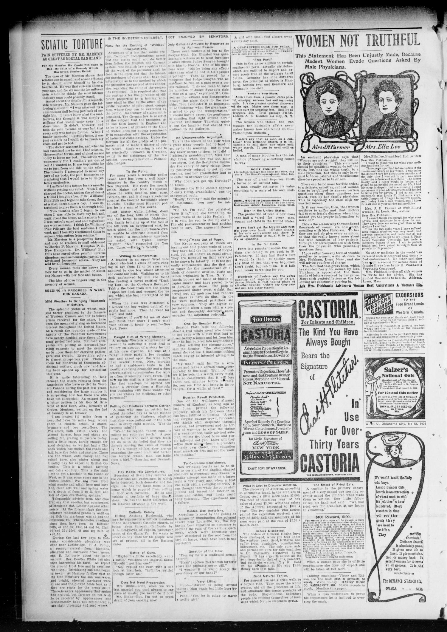 Chandler Daily Publicist. (Chandler, Okla. Terr.), Vol. 4, No. 9, Ed. 1 Monday, April 10, 1905
                                                
                                                    [Sequence #]: 2 of 8
                                                