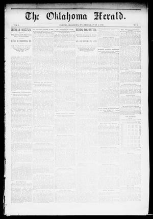 The Oklahoma Herald. (El Reno, Okla. Terr.), Vol. 4, No. 3, Ed. 1 Friday, July 1, 1892