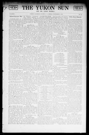 Primary view of object titled 'The Yukon Sun And The Yukon Weekly. (Yukon, Okla. Terr.), Vol. 9, No. 49, Ed. 1 Friday, December 6, 1901'.