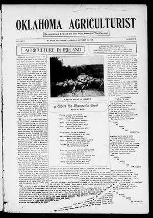 Oklahoma Agriculturist (El Reno, Okla.), Vol. 1, No. 16, Ed. 1 Thursday, October 25, 1906