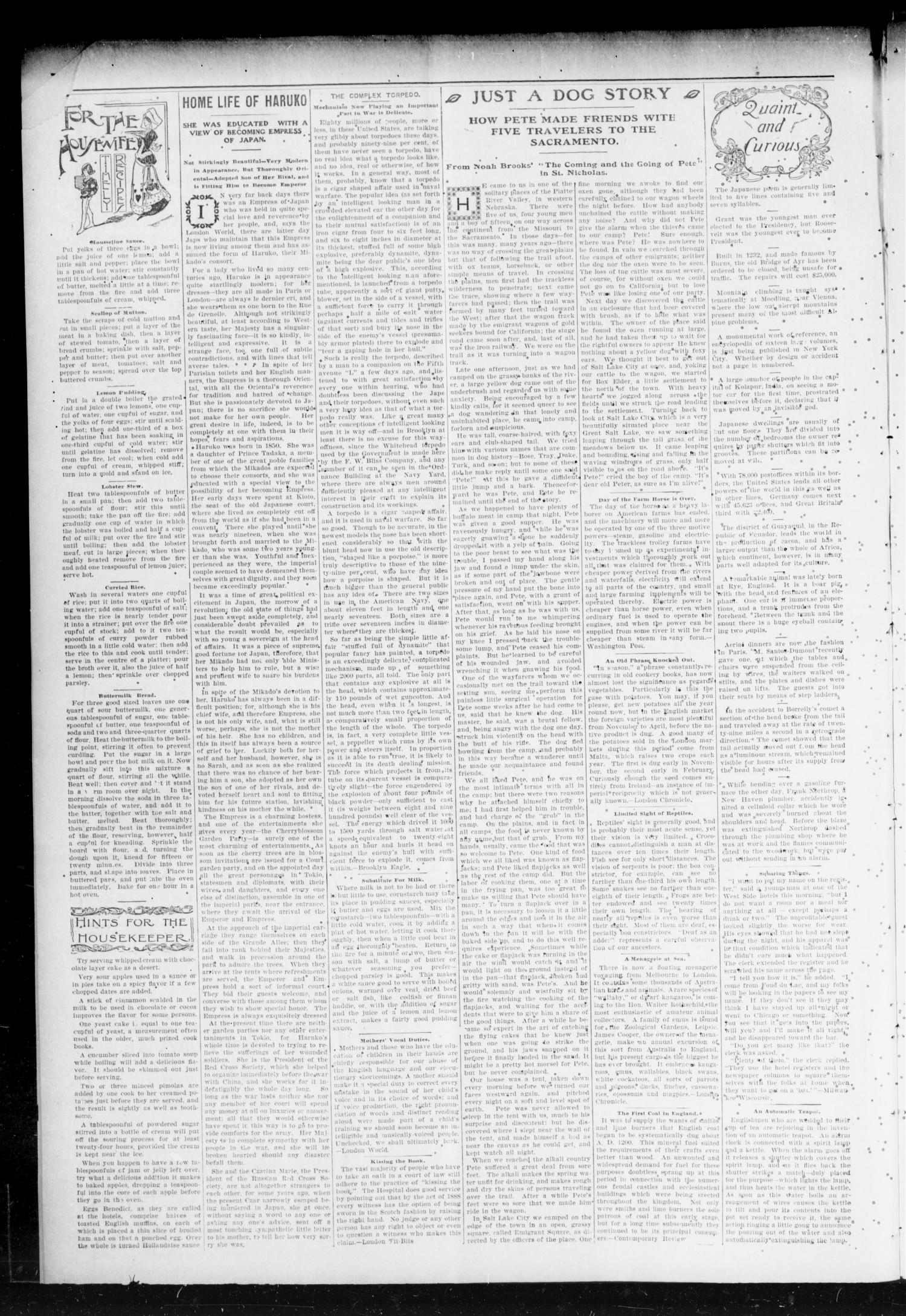 Chandler Daily Publicist. (Chandler, Okla. Terr.), Vol. 3, No. 54, Ed. 1 Friday, June 3, 1904
                                                
                                                    [Sequence #]: 4 of 4
                                                