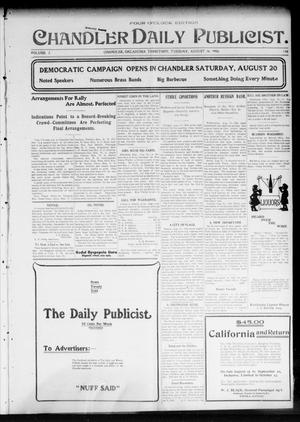 Chandler Daily Publicist. (Chandler, Okla. Terr.), Vol. 3, No. 116, Ed. 1 Tuesday, August 16, 1904