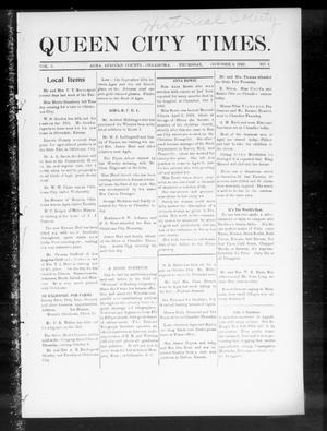 Queen City Times. (Agra, Okla.), Vol. 5, No. 4, Ed. 1 Thursday, October 6, 1910