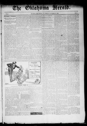 The Oklahoma Herald. (El Reno, Okla. Terr.), Vol. 4, No. 27, Ed. 1 Friday, October 21, 1892