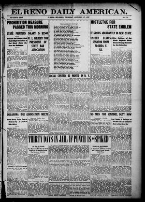 El Reno Daily American. (El Reno, Okla.), Vol. 15, No. 135, Ed. 1 Thursday, December 19, 1907
