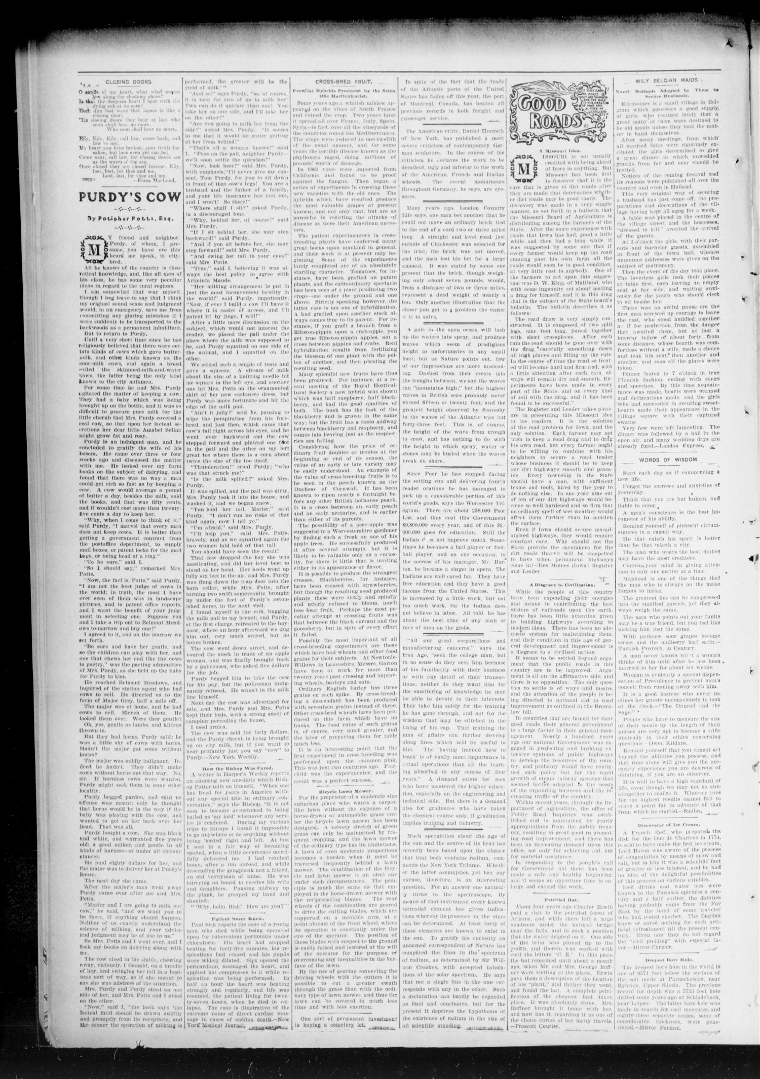 Chandler Daily Publicist. (Chandler, Okla. Terr.), Vol. 2, No. 223, Ed. 1 Friday, December 18, 1903
                                                
                                                    [Sequence #]: 4 of 4
                                                
