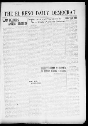 The El Reno Daily Democrat (El Reno, Okla.), Vol. 31, No. 26, Ed. 1 Saturday, May 14, 1921