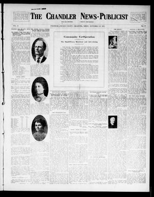 Primary view of object titled 'The Chandler News-Publicist (Chandler, Okla.), Vol. 23, No. 2, Ed. 1 Friday, September 26, 1913'.