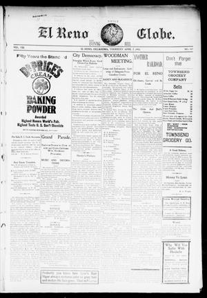 El Reno Daily Globe. And Evening Bell. (El Reno, Okla.), Vol. 8, No. 188, Ed. 1 Friday, April 3, 1903