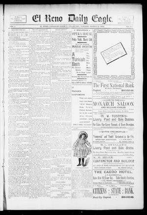 Primary view of object titled 'El Reno Daily Eagle. (El Reno, Okla.), Vol. 1, No. 137, Ed. 1 Tuesday, March 12, 1895'.