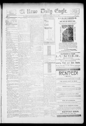 Primary view of object titled 'El Reno Daily Eagle. (El Reno, Okla.), Vol. 1, No. 239, Ed. 1 Tuesday, July 9, 1895'.