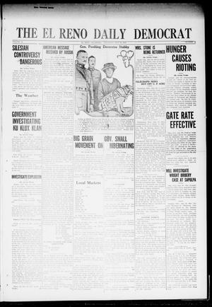 The El Reno Daily Democrat (El Reno, Okla.), Vol. 31, No. 88, Ed. 1 Thursday, July 28, 1921