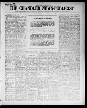 Primary view of object titled 'The Chandler News-Publicist (Chandler, Okla.), Vol. 25, No. 1, Ed. 1 Friday, September 17, 1915'.