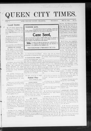 Queen City Times. (Agra, Okla.), Vol. 5, No. 35, Ed. 1 Thursday, May 11, 1911