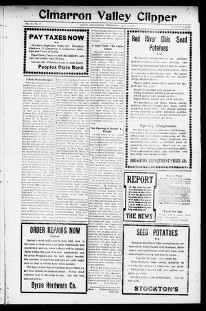 Cimarron Valley Clipper (Coyle, Okla.), Vol. 18, No. 38, Ed. 1 Thursday, January 30, 1919