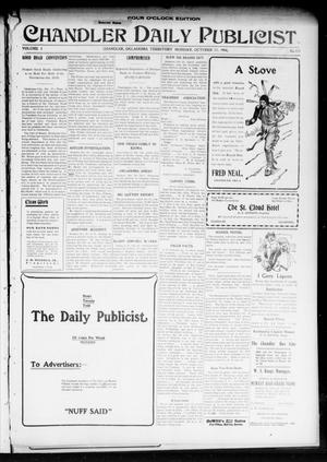 Chandler Daily Publicist. (Chandler, Okla. Terr.), Vol. 3, No. 172, Ed. 1 Monday, October 17, 1904