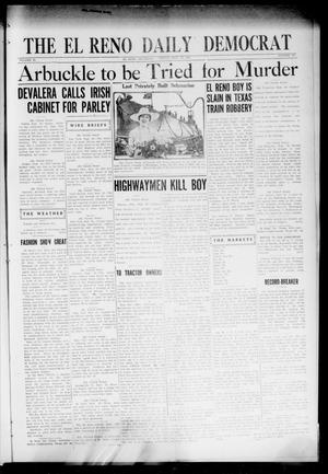 The El Reno Daily Democrat (El Reno, Okla.), Vol. 31, No. 130, Ed. 1 Friday, September 16, 1921