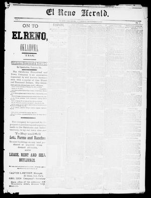 El Reno Herald. (El Reno, Okla., Indian Terr.), Vol. 3, No. 13, Ed. 1 Friday, September 11, 1891