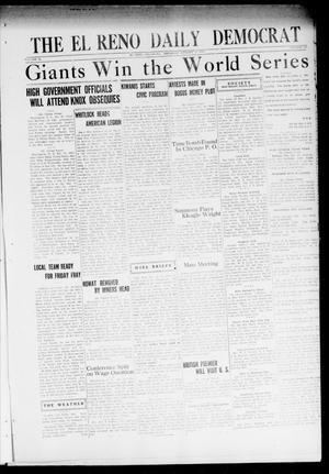 The El Reno Daily Democrat (El Reno, Okla.), Vol. 31, No. 152, Ed. 1 Thursday, October 13, 1921