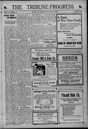 The Tribune-Progress (Mountain View, Okla.), Vol. 20, No. 46, Ed. 1 Friday, March 21, 1919