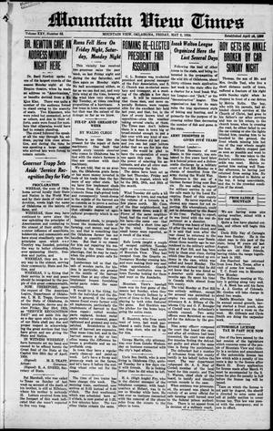 Mountain View Times (Mountain View, Okla.), Vol. 25, No. 52, Ed. 1 Friday, May 2, 1924